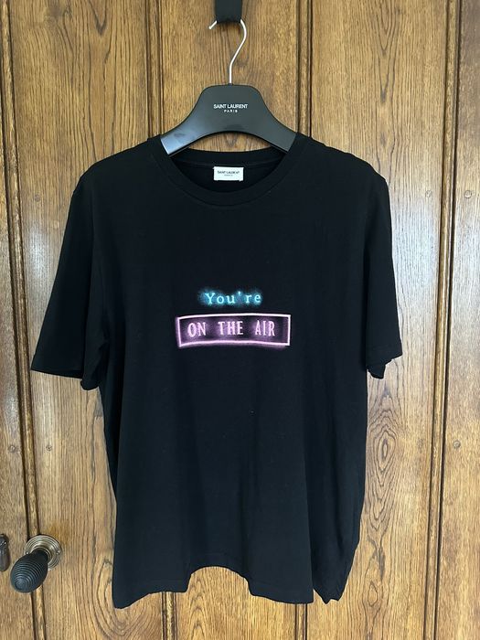 Saint laurent outlet neon t shirt