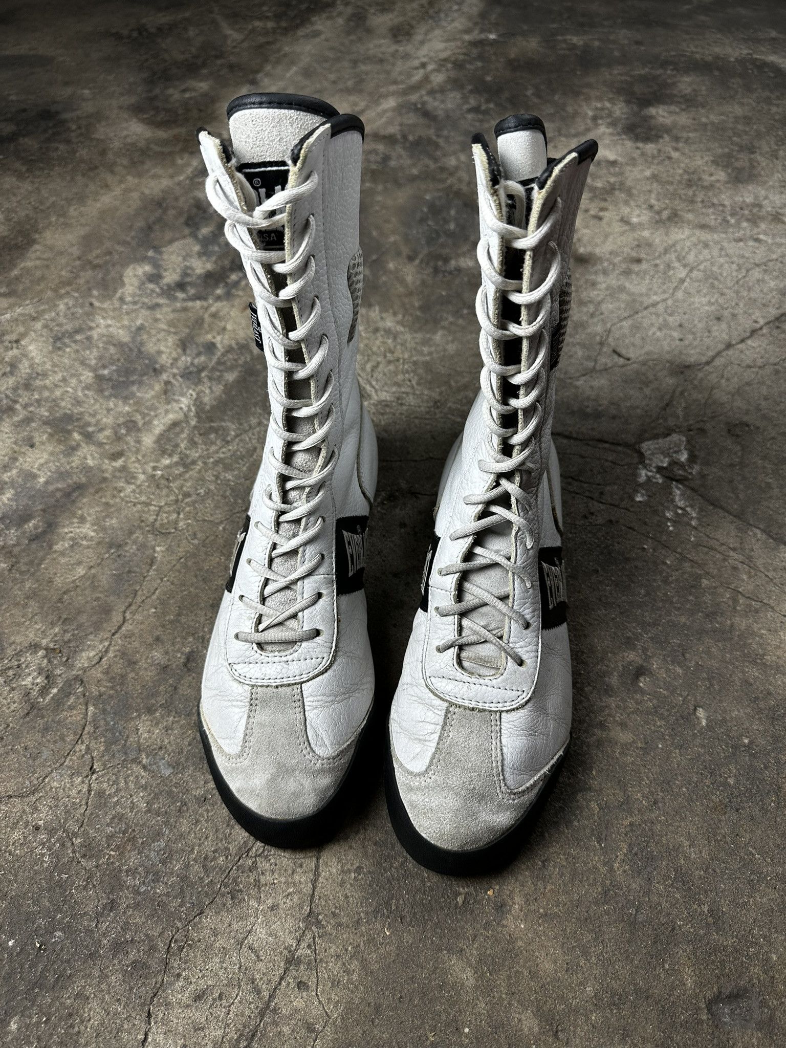 Everlast Rare Y2k Everlast Boxing High Leather Boots 2000s Size US 6.5 / IT 36.5 - 11 Thumbnail