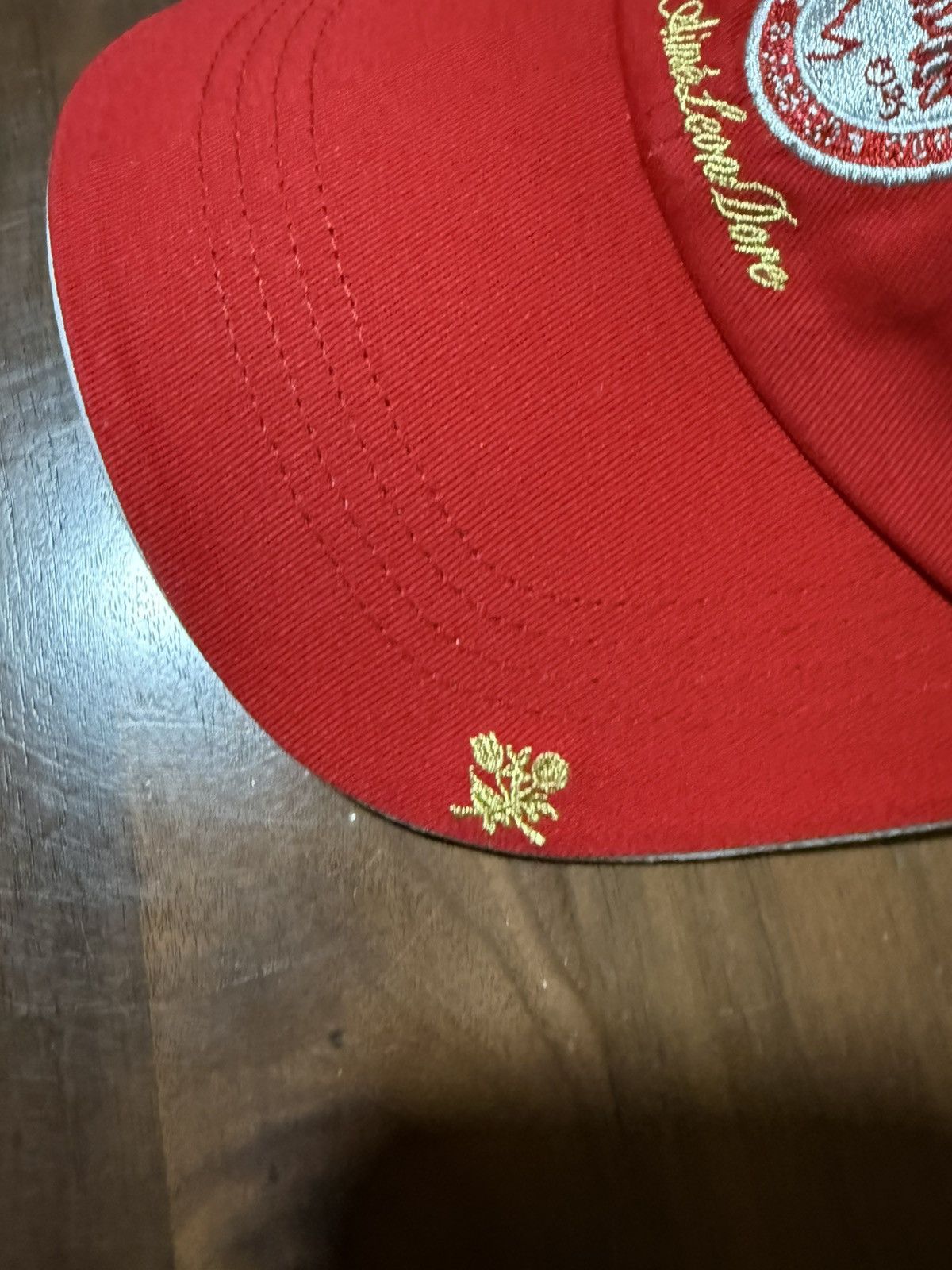 Aime Leon Dore Aime Leon Dore ALD / Olympiacos F.C. Logo Hat Red Size ONE SIZE - 6 Thumbnail