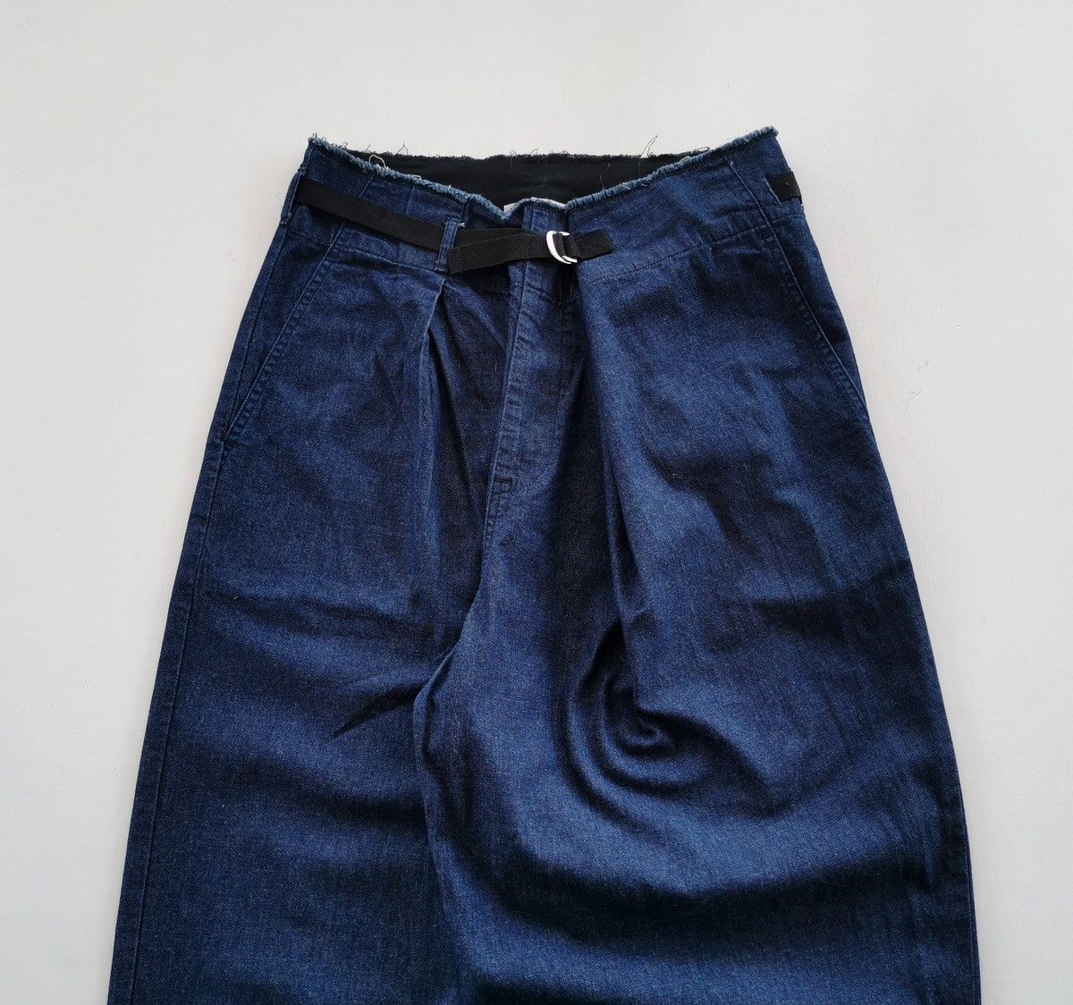 Johnbull Johnbull Japan ZP168 Wrap Denim Trousers Size 32" / US 10 / IT 46 - 2 Thumbnail