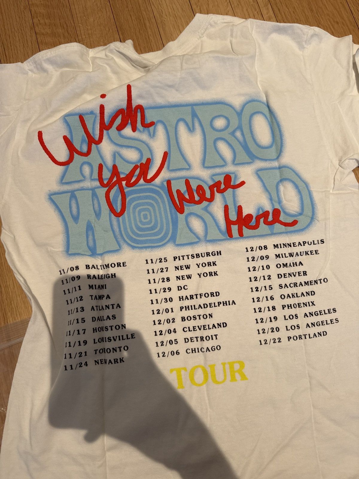 Travis Scott Travis Scott Astroworld No Bystanders T shirt size S Size US S / EU 44-46 / 1 - 2 Thumbnail