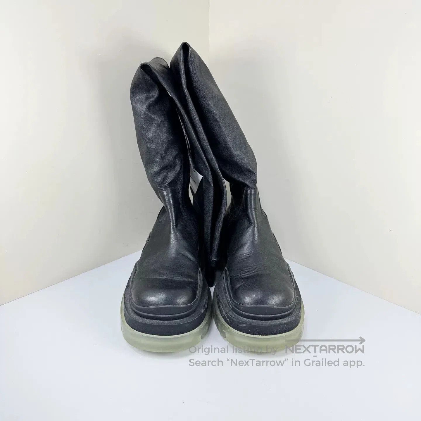 Bottega Veneta Bottega Veneta Lambskin Over-the-Knee Boots. Size US 7 / IT 37 - 2 Thumbnail