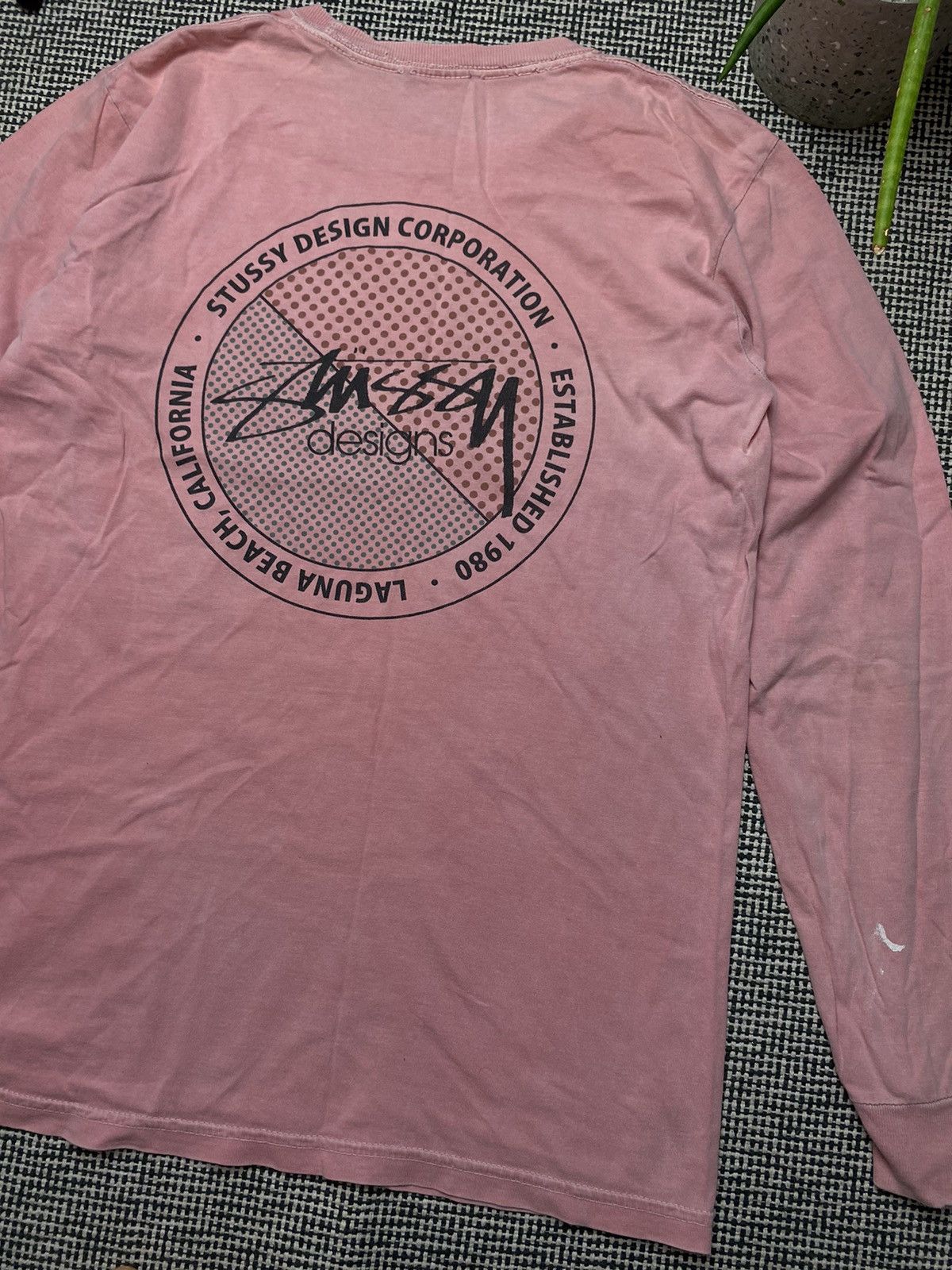 Stussy × Vintage Stussy vintage long sleeve big logo y2k Size US S / EU 44-46 / 1 - 12 Thumbnail