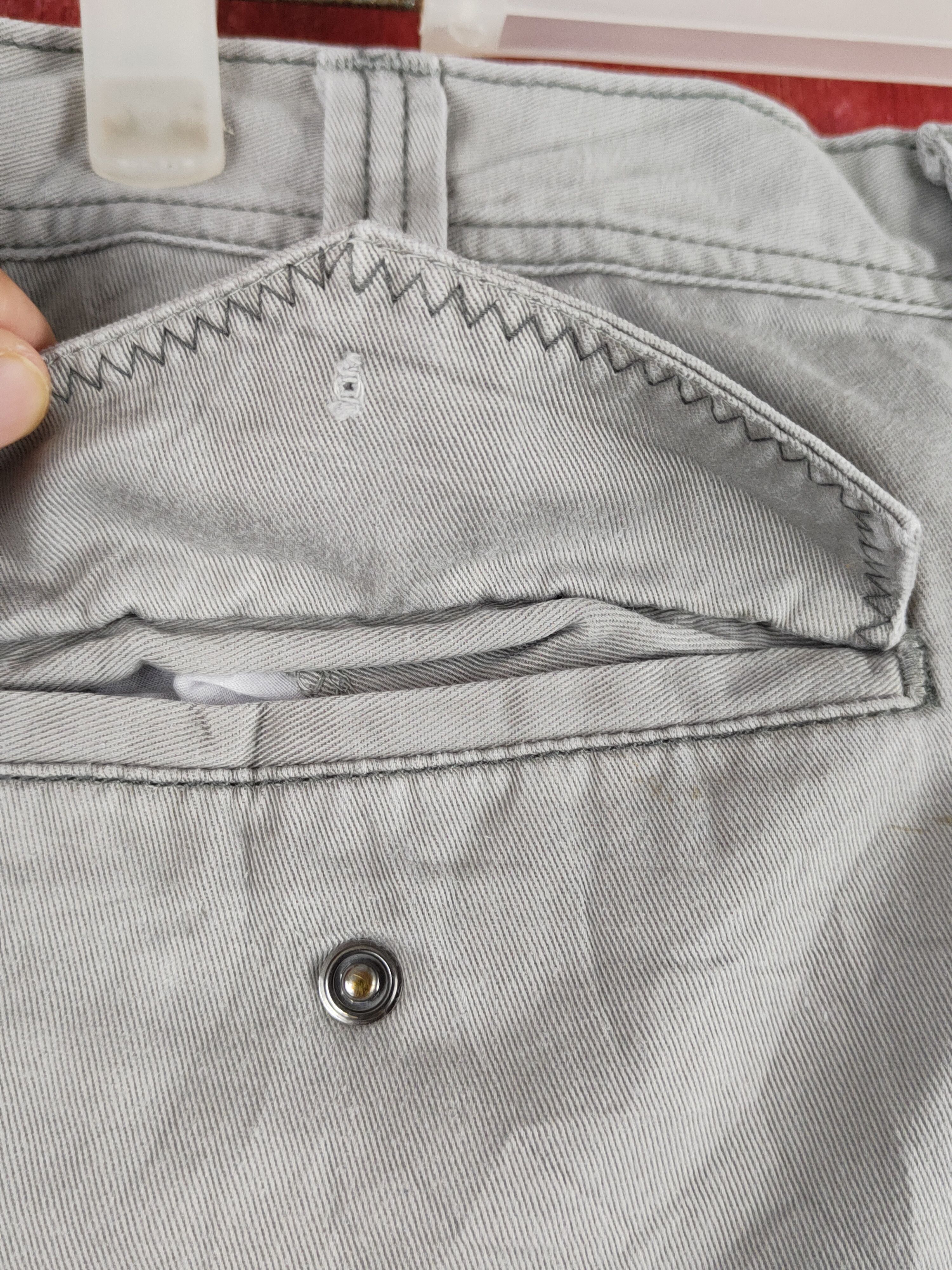 Japanese Brand GW Gray Multipocket Tactical Cargo Pants #S1457 Size US 34 / EU 50 - 8 Thumbnail