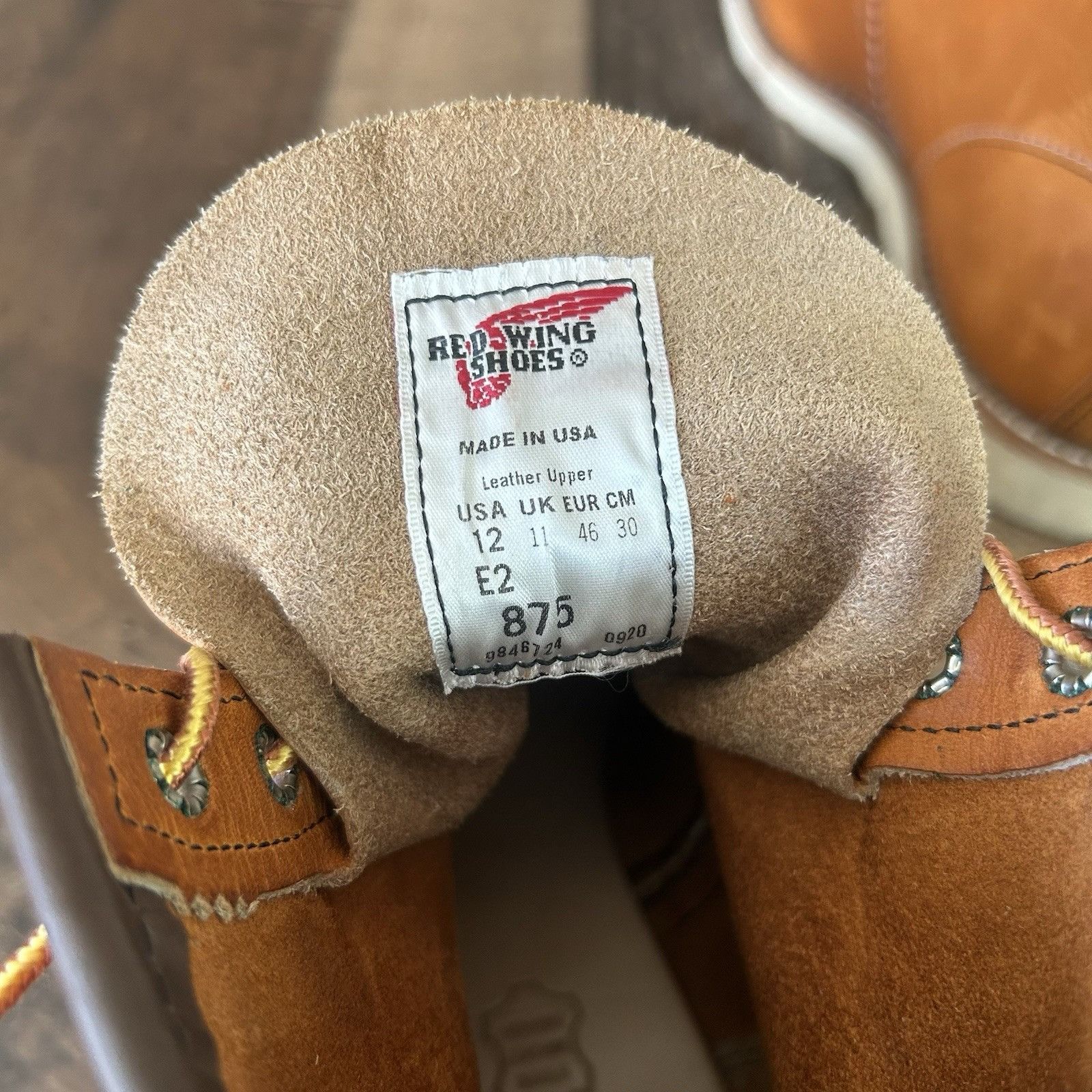 Red Wing Red Wing 875 Moc Toe Work Boots Mens 12 EE Size US 12 / EU 45 - 5 Thumbnail