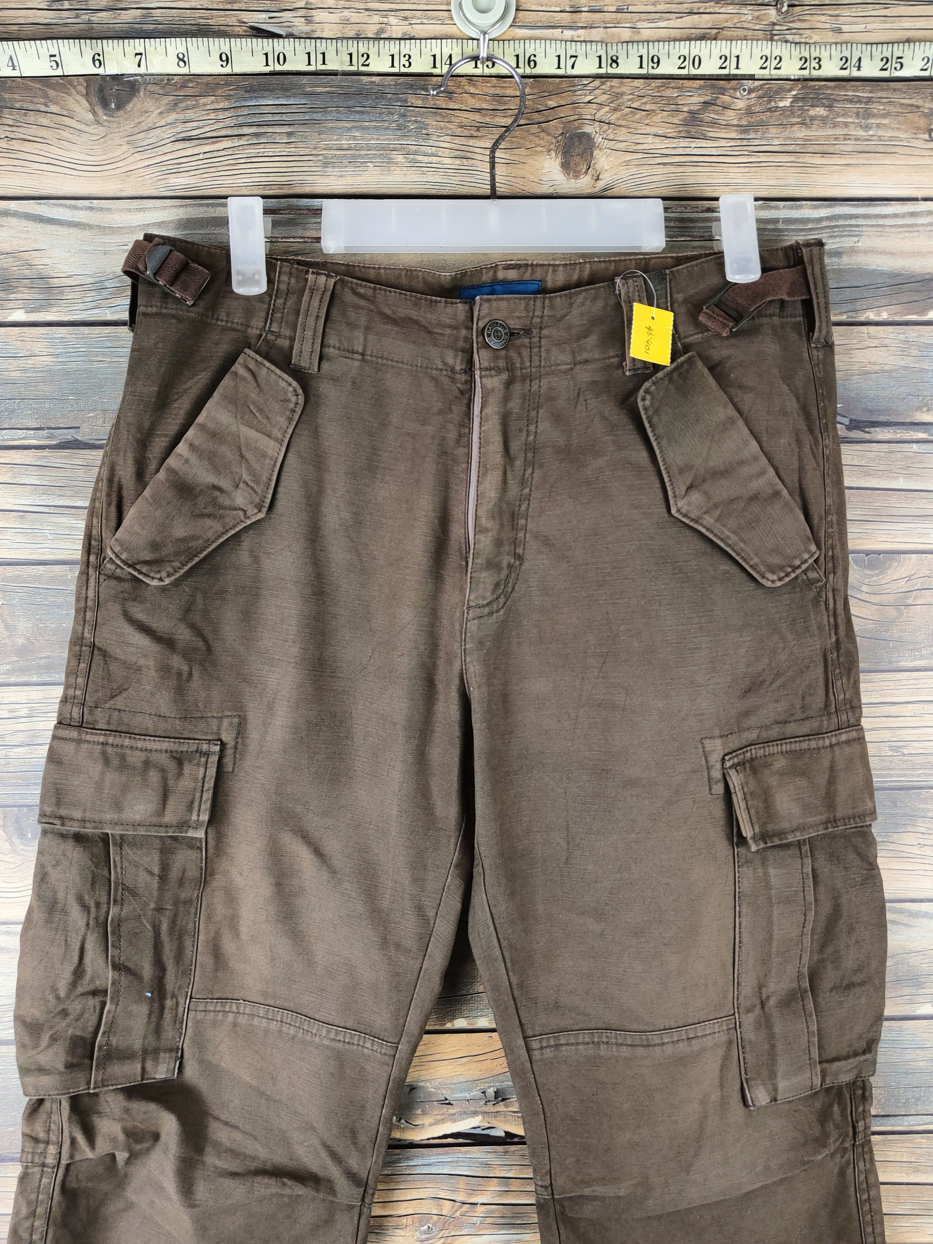 RAGEBLUE DL Rageblue Brown Multipocket Cargo Pants #46-401 Size US 31 - 2 Thumbnail