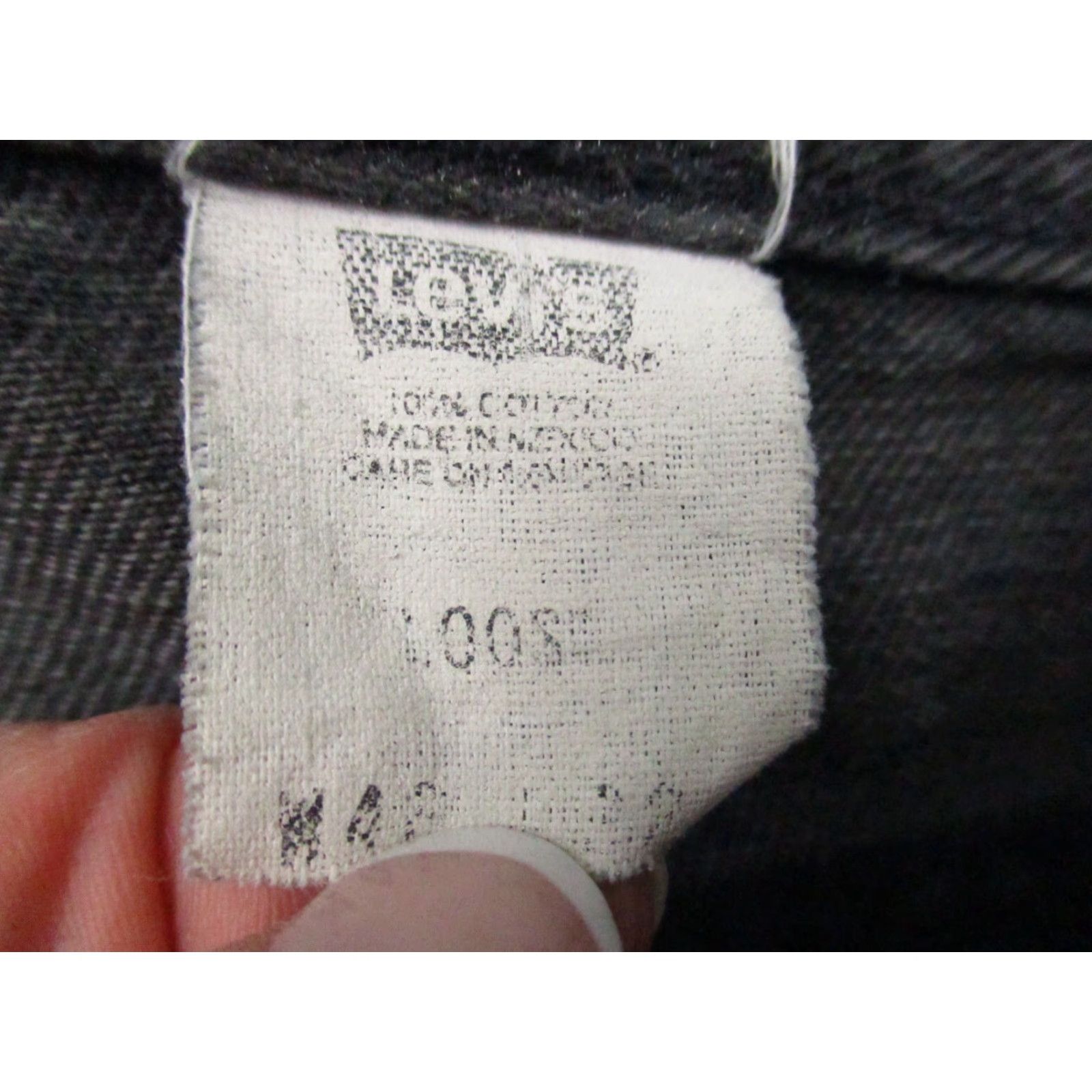 Levi's Levi's 545 Jeans Mens 42x32 Vintage Brown Tab Black Light Wash 90s 5-Pocket Relaxed Holes Belt Loops Denim Pants Size US 42 / EU 58 - 7 Thumbnail