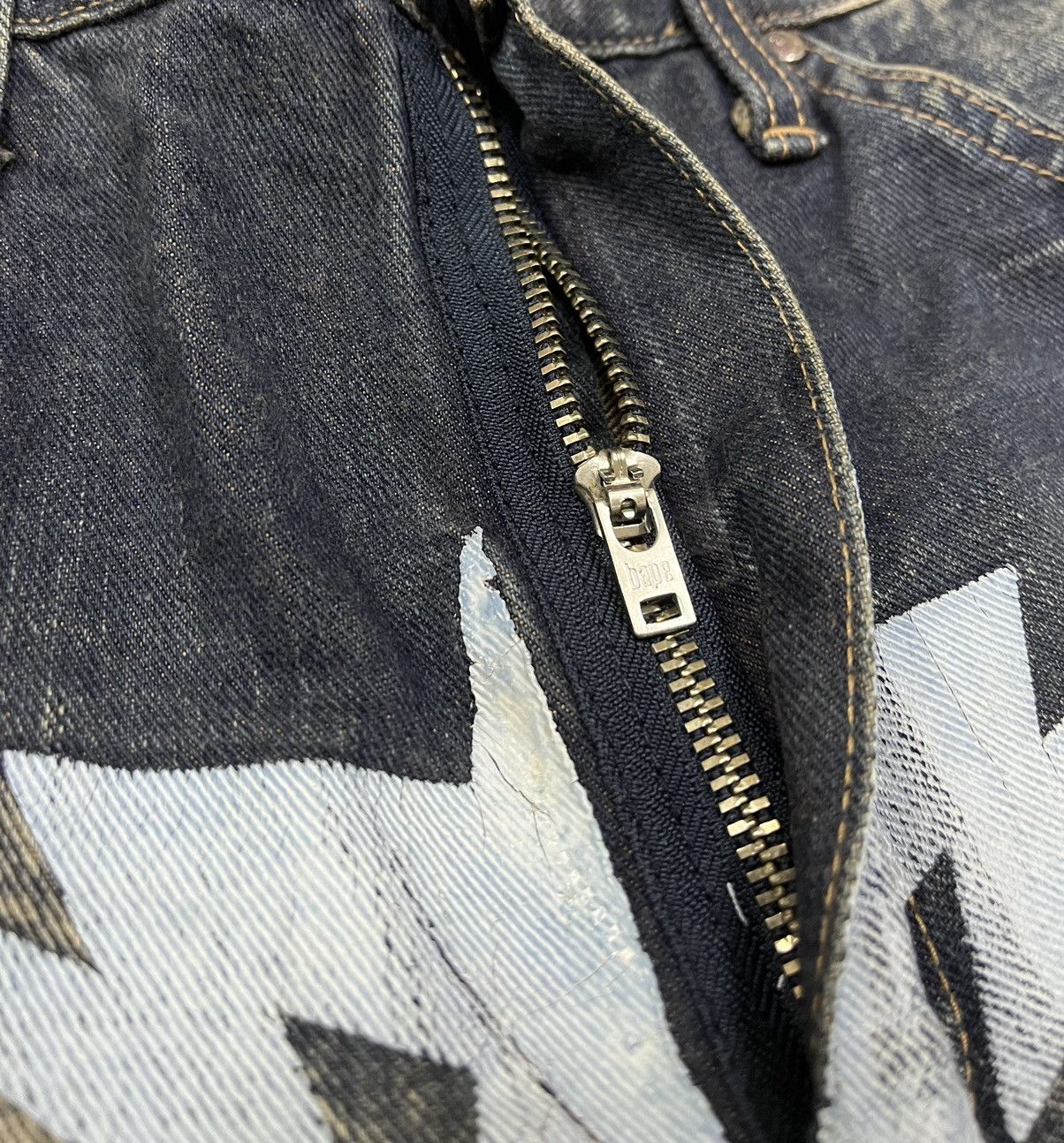 Bape A BATHING APE Made in Japan Selvedge Denim Size US 33 - 10 Thumbnail