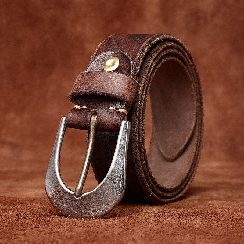 Japanese Brand × Vintage Vintage leather belt Size ONE SIZE - 3 Thumbnail