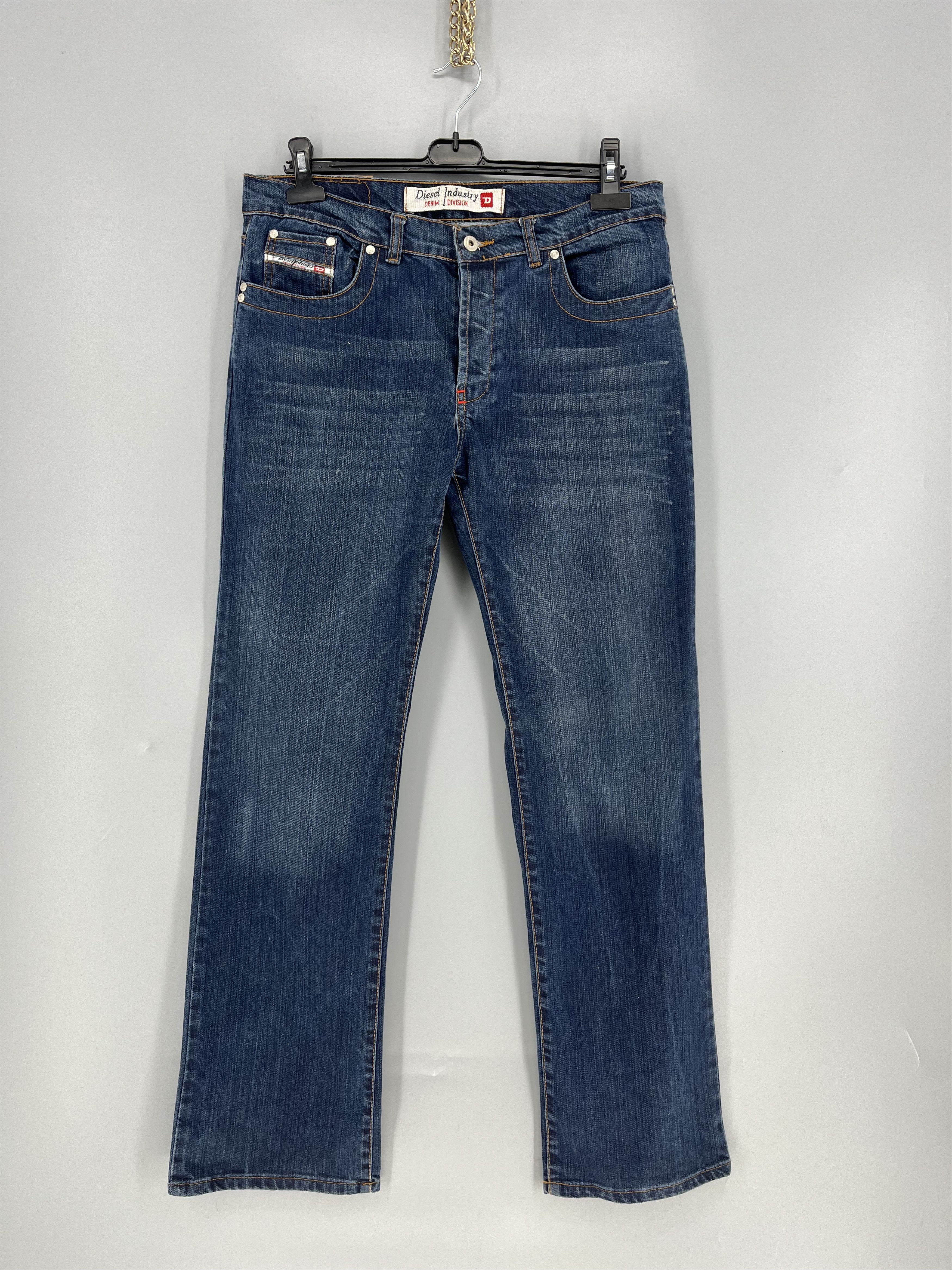 Diesel Vintage Diesel Industry Blue Denim Jeans Size-32 Size US 32 / EU 48 - 1 Thumbnail