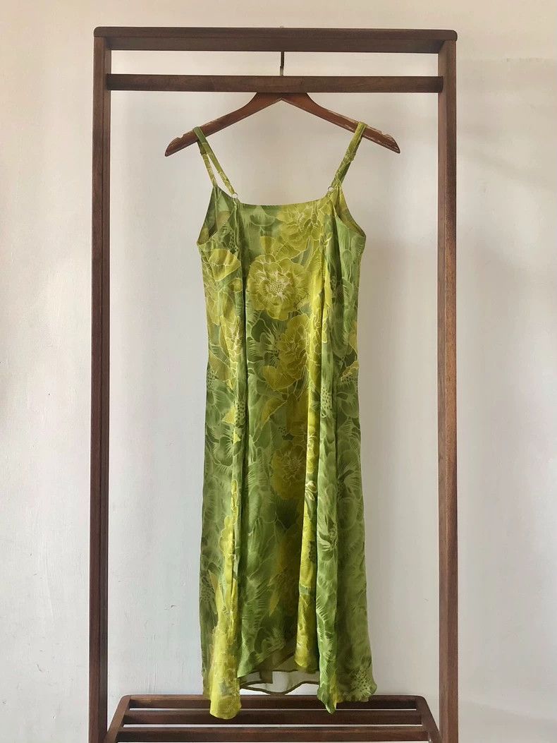 Kenzo KENZO Silk printed sling dress vintage Size XS / US 0-2 / IT 36-38 - 2 Thumbnail