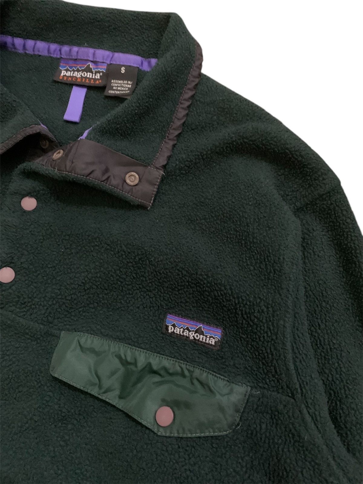 Patagonia 💥Vintage Patagonia Synchilla Snap Sweater Shirt Size US S / EU 44-46 / 1 - 5 Thumbnail