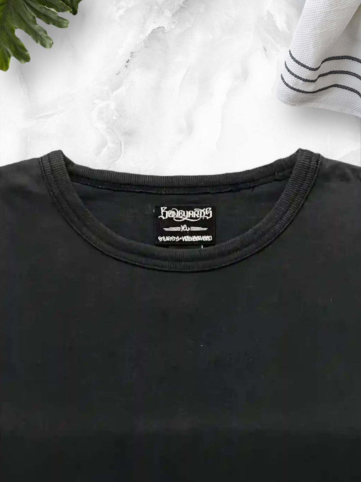 Neighborhood × Stussy × Vintage Vintage Stussy X Neighborhood Boneyards Sun Faded Tshirt Size US M / EU 48-50 / 2 - 13 Thumbnail
