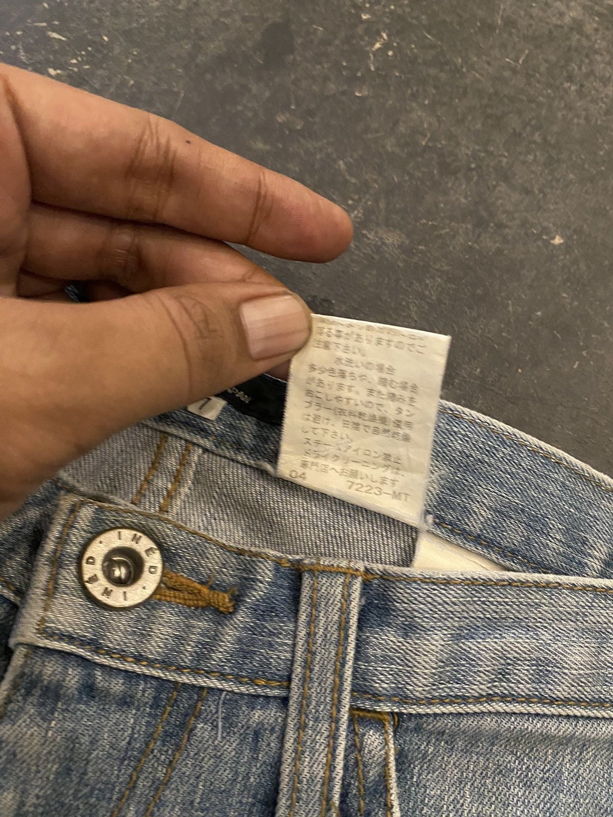 If Six Was Nine × Japanese Brand × Yohji Yamamoto Ined Homme Yohji Yamamoto jeans Size 28" / US 6 / IT 42 - 4 Thumbnail