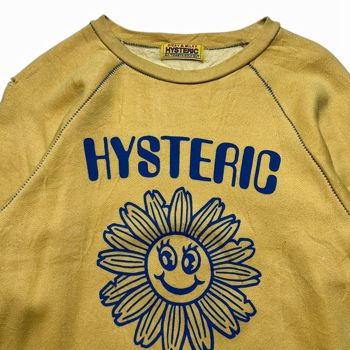 Hysteric Glamour × If Six Was Nine × Japanese Brand Hysteric Glamour Sun Flower Dizzy & Milky Sweatshirts Size ONE SIZE - 4 Thumbnail