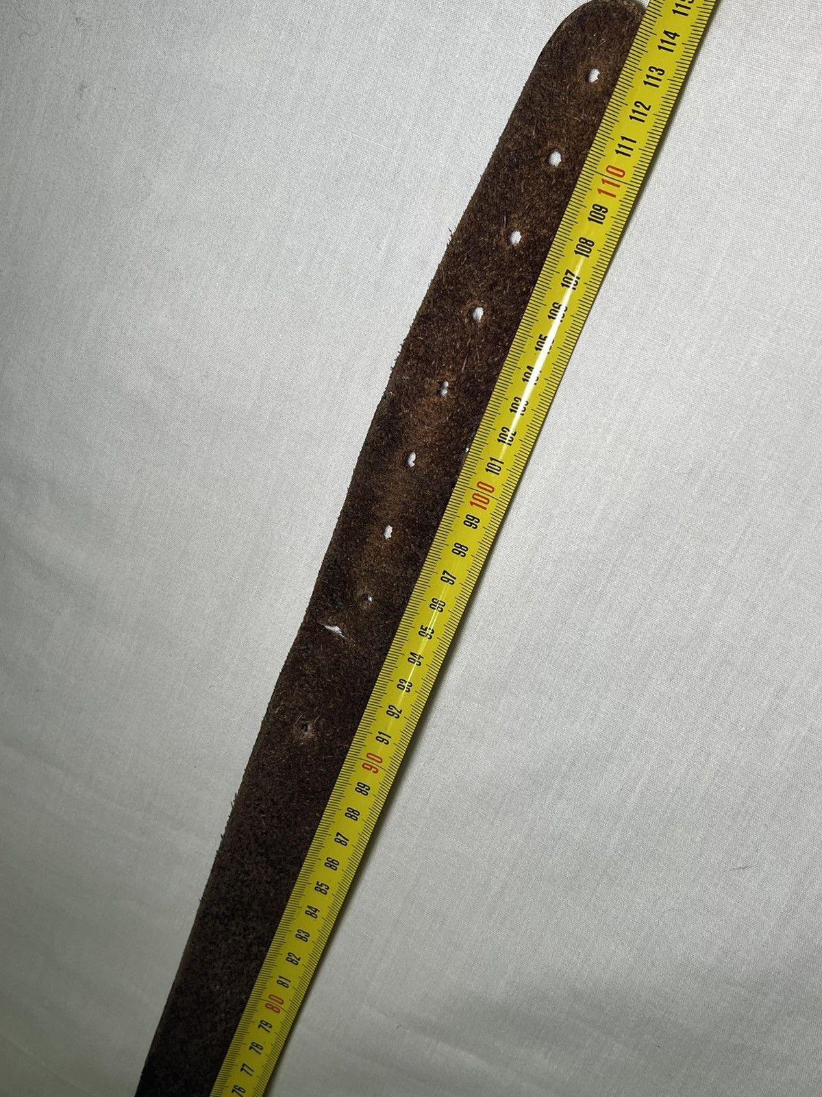 Vintage Y2K Leather Cowboy Lucky Seven 777 Belt Made in USA Size 34 - 17 Thumbnail