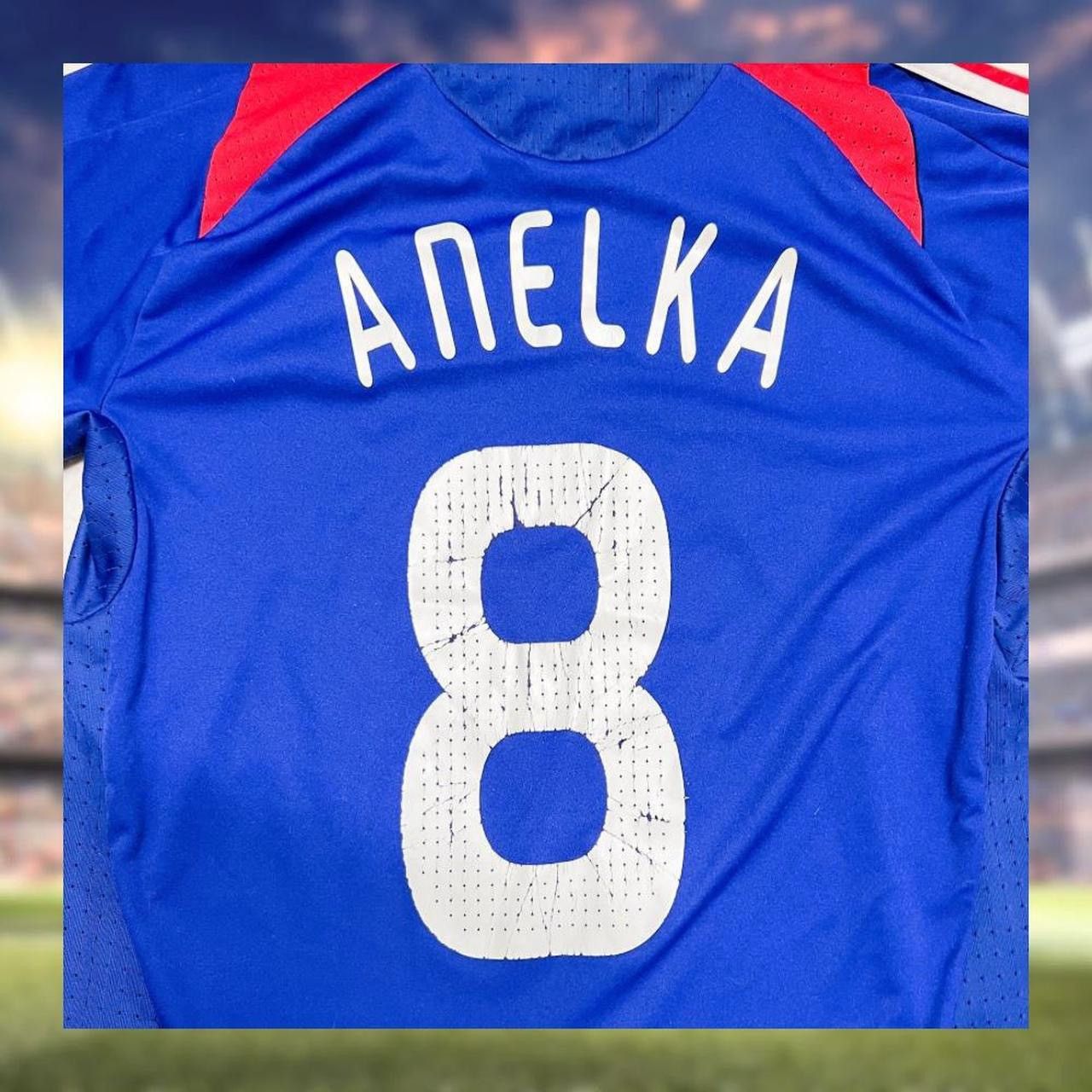 Adidas Anelka 8 French National Team Soccer Jersey⚡ Soccer Jersey Size US XL / EU 56 / 4 - 5 Thumbnail