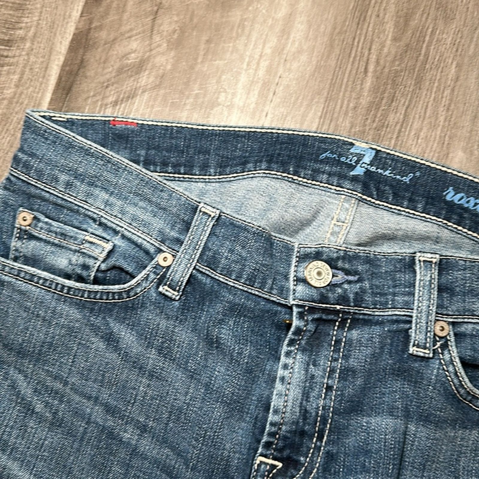 7 For All Mankind 7 For All Mankind Roxanne Relaxed Skinny Jeans - 29 Size 29" - 7 Thumbnail