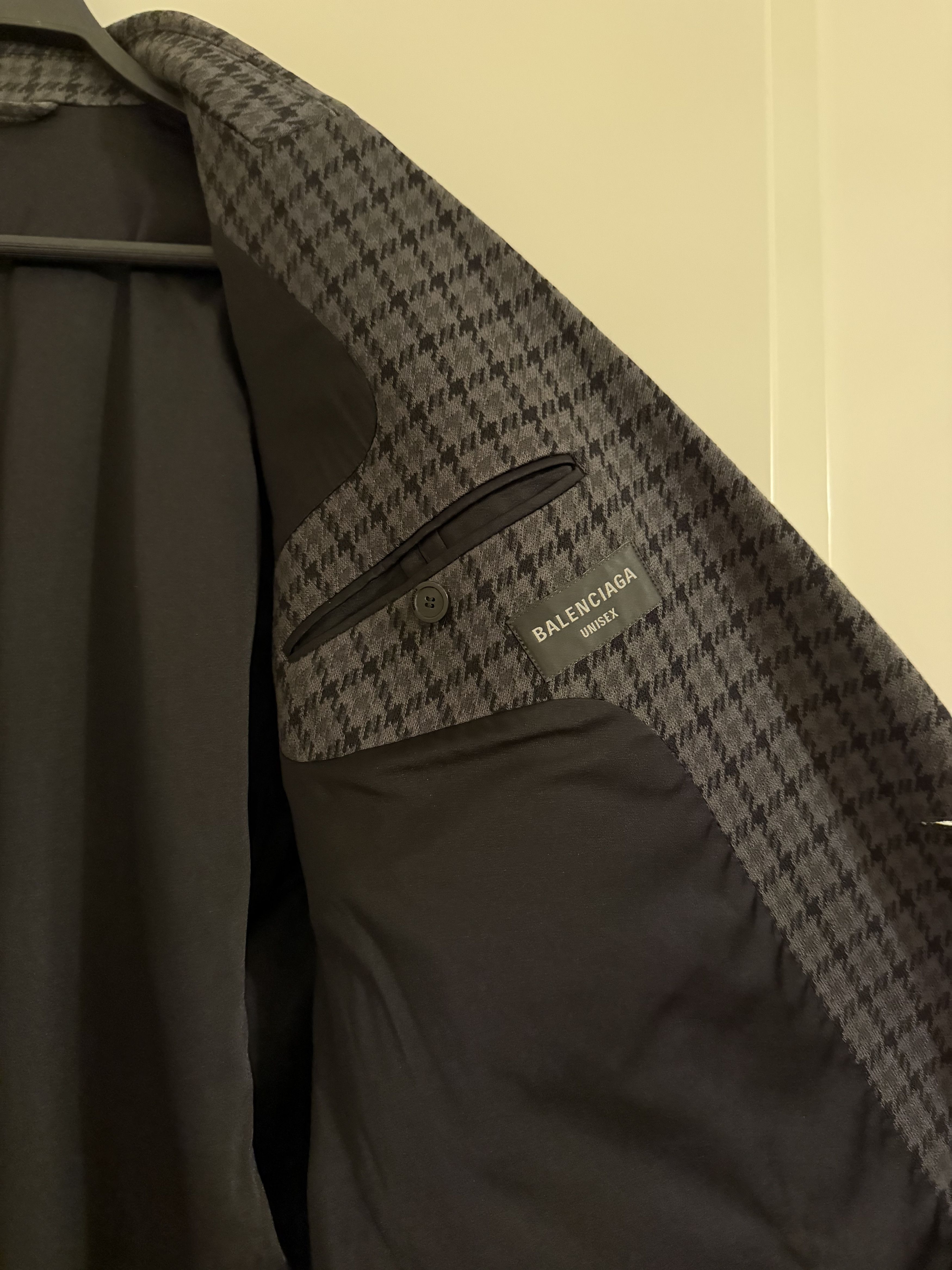Balenciaga Oversized checked blazer Size 48R - 7 Thumbnail