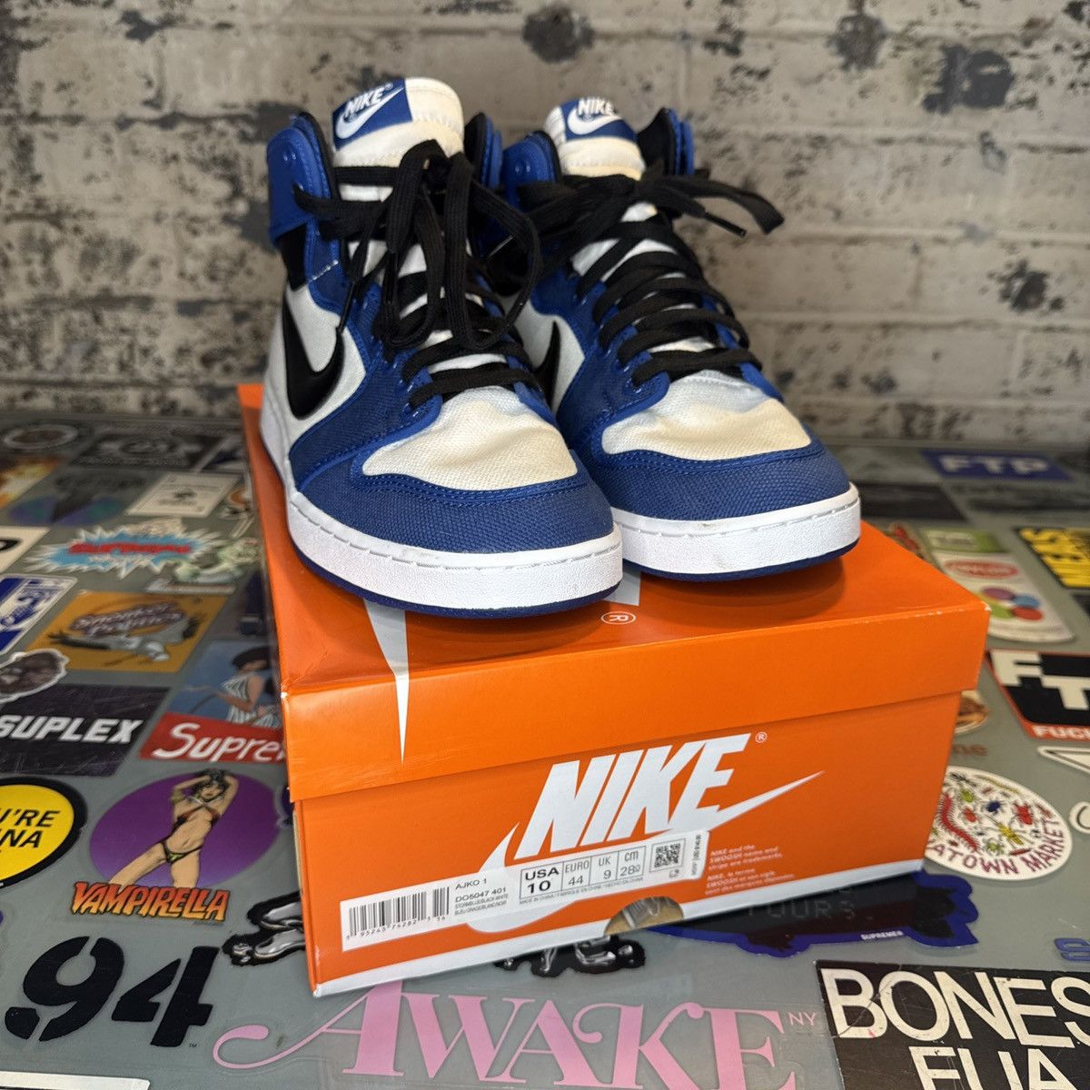 Nike Air Jordan 1 Retro AJKO Storm Blue Sz 10 Worn Once OG Box Size US 10 / EU 43 - 8 Thumbnail