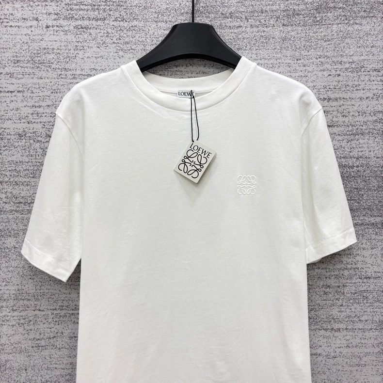 Loewe LOEWE White embroidered logo short sleeves Size XS / US 0-2 / IT 36-38 - 2 Thumbnail