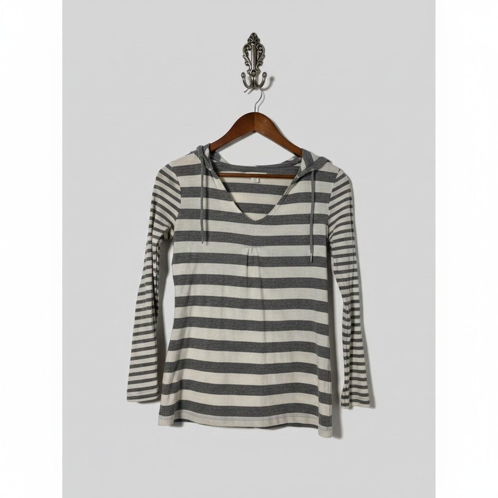 Norma Kamali Norma Kamali · Size XS · V-Neck Hoodie · Grey Size XS / US 0-2 / IT 36-38 - 1 Thumbnail