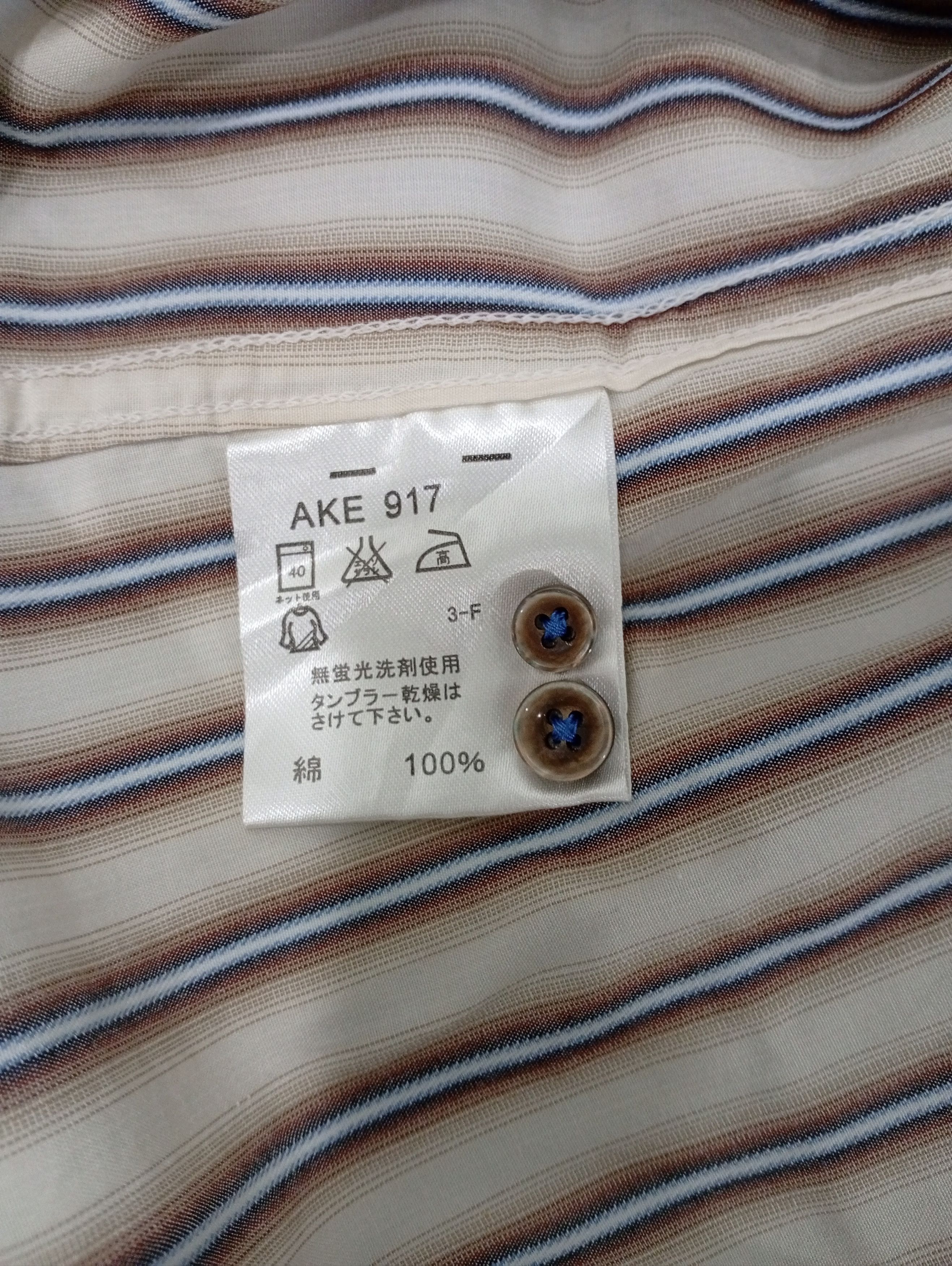 Japanese Brand × Vintage × Yoshiyuki Konishi 🔥🔥Vintage Ficce Stripe LS Shirt Size US M / EU 48-50 / 2 - 24 Thumbnail