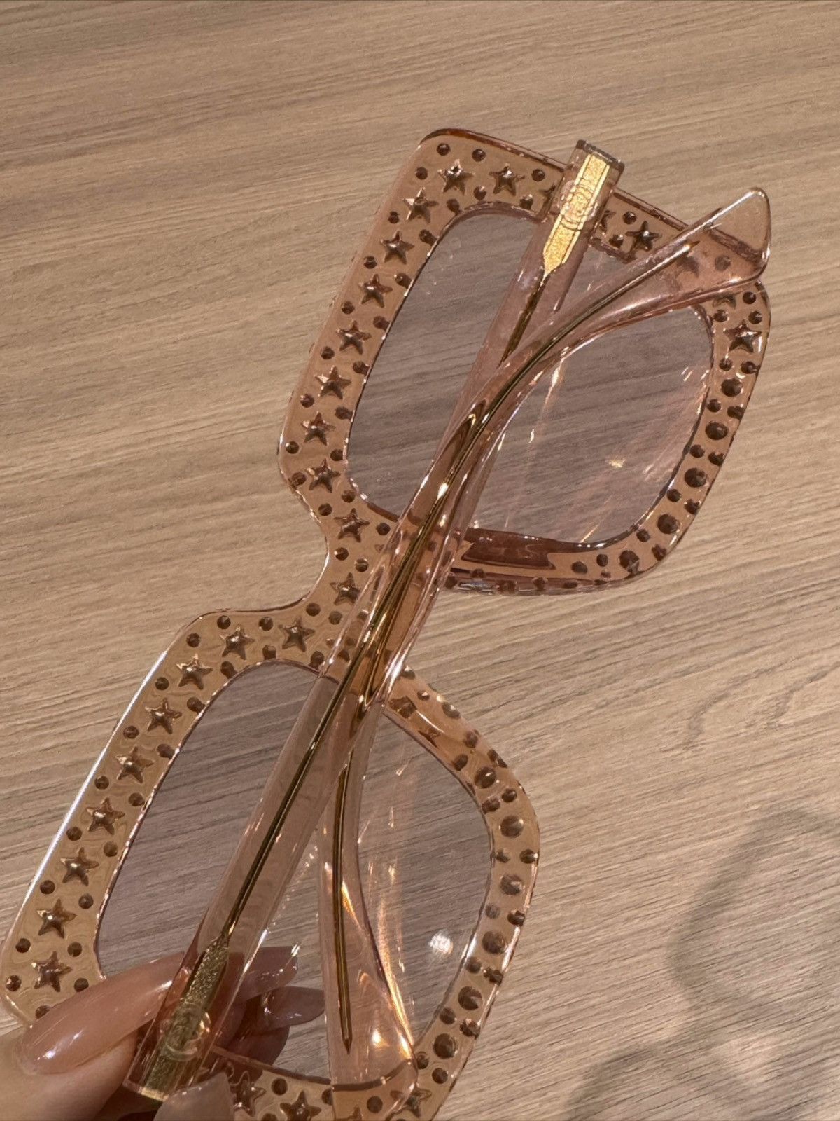 Gucci Gucci runway Pink Square Sunglasses Size ONE SIZE - 4 Thumbnail