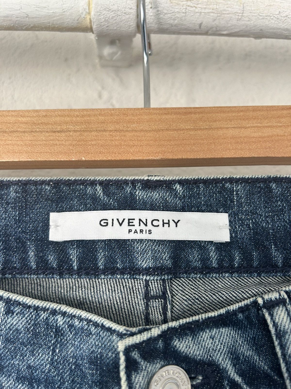 Givenchy Side Logo Stripe Denim Jeans Size US 29 - 4 Thumbnail