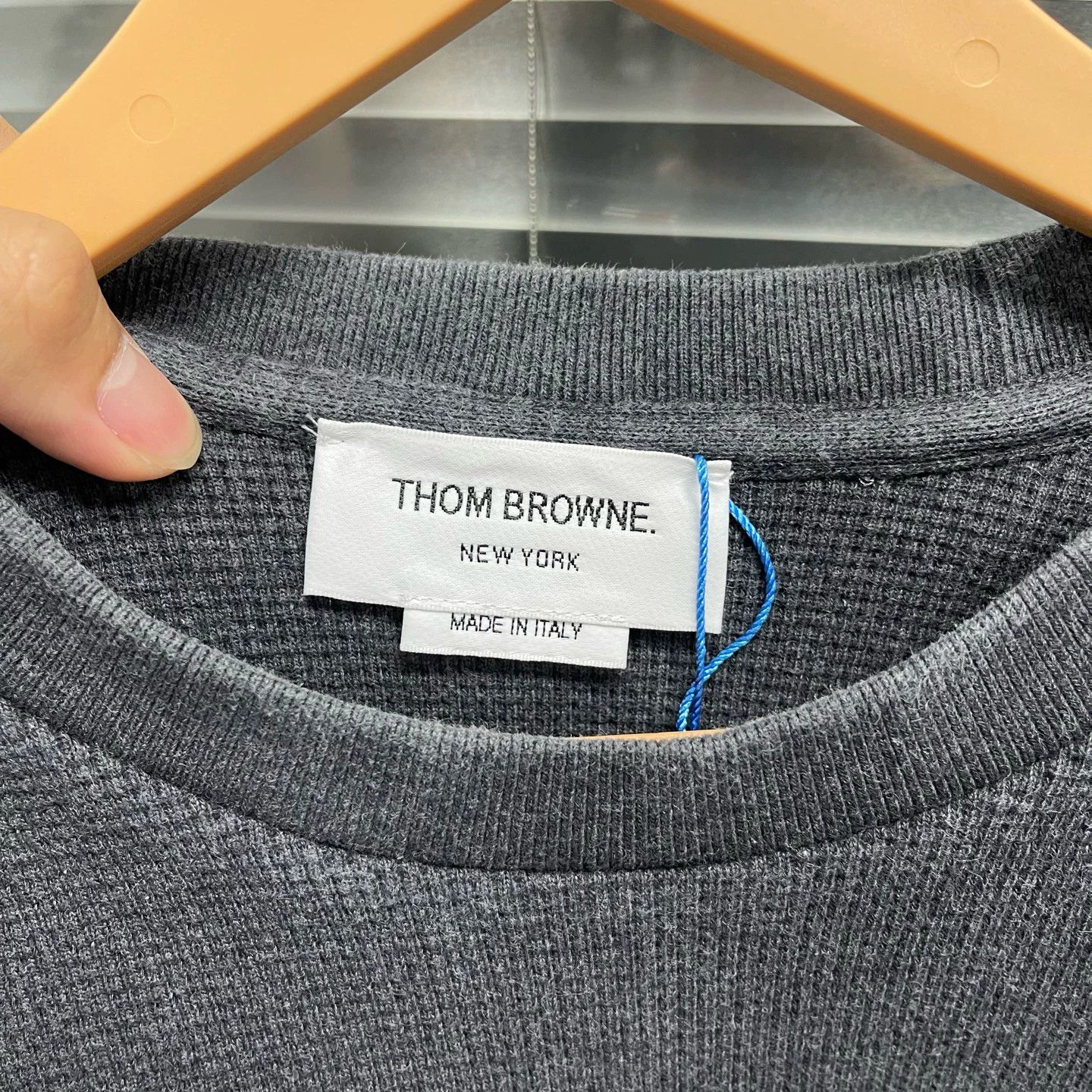 Thom Browne Thom Browne Waffle Sweatshirt Mink Gray 4 95new Size S / US 4 / IT 40 - 3 Thumbnail