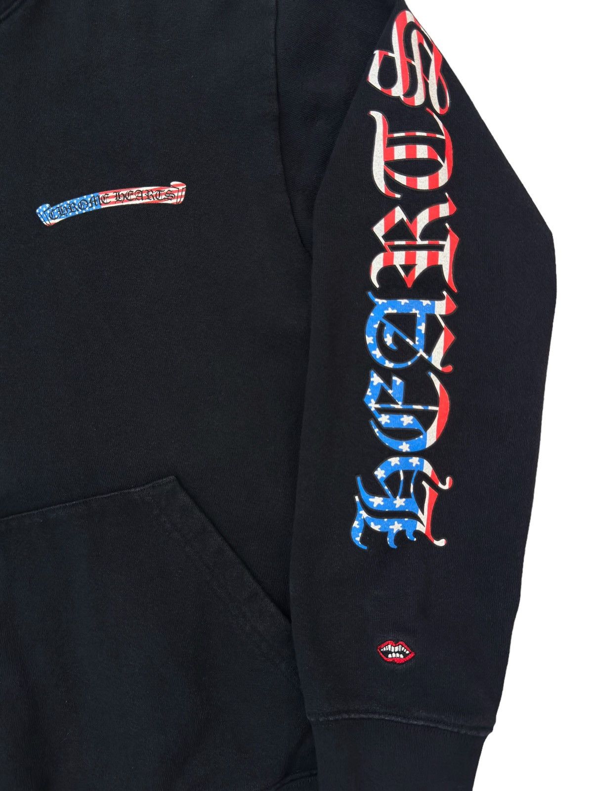 Chrome Hearts Chrome Hearts American Flag Scroll Logo Hoodie Size US M / EU 48-50 / 2 - 5 Thumbnail