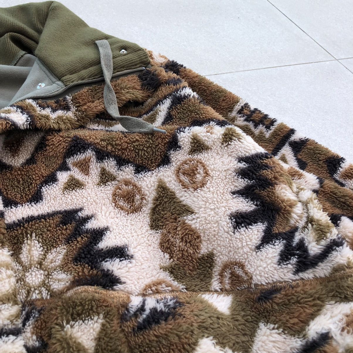 Issey Miyake Mercibeaucoup Reversible Fleece Navajo Long Coat Jacket Size US L / EU 52-54 / 3 - 21 Thumbnail