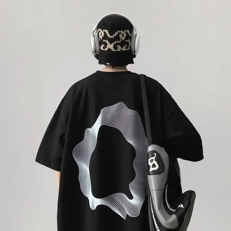 Designer × Japanese Brand Streetwear Oversized Printed Loose Distressed T-Shirt Size US XL / EU 56 / 4 - 2 Thumbnail