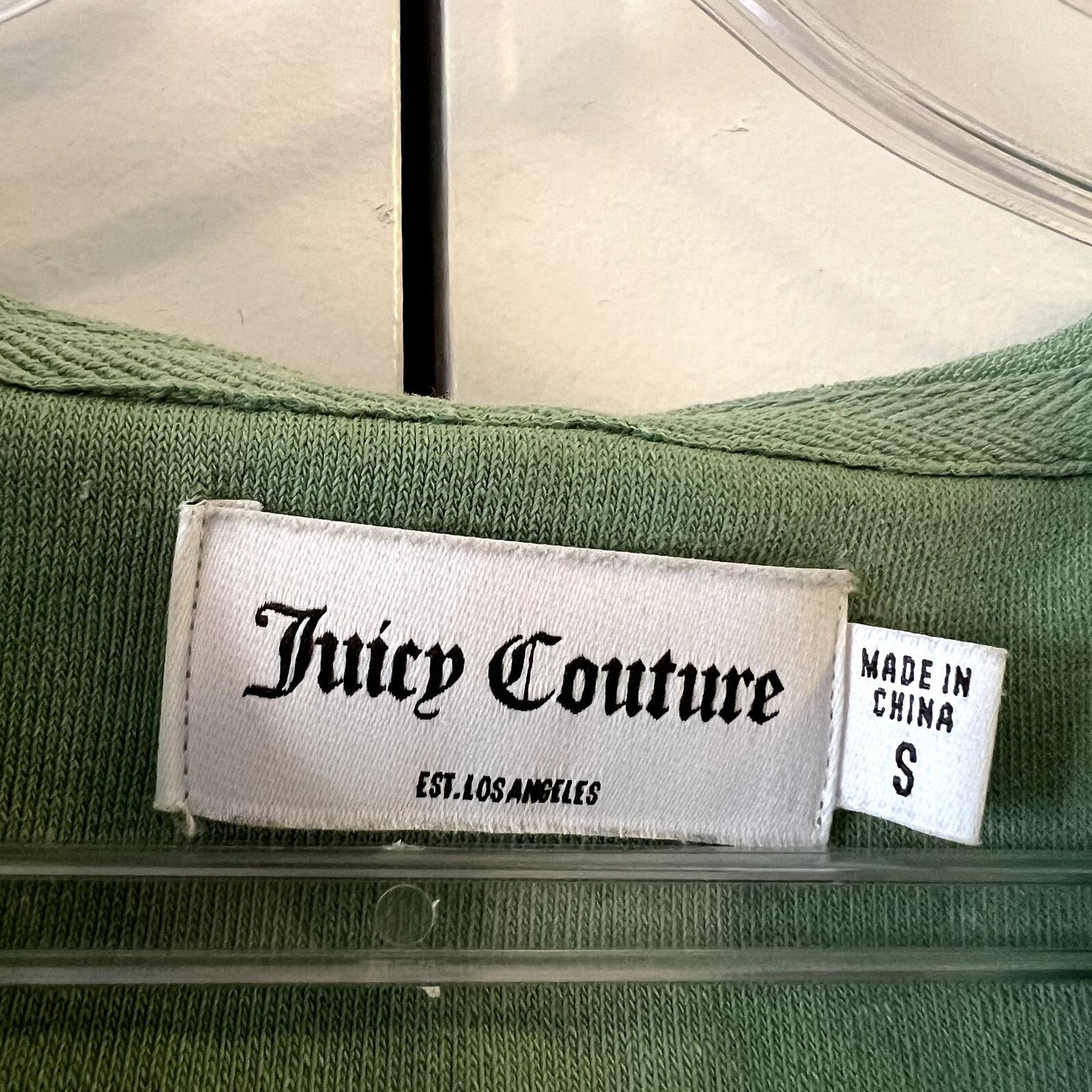 Juicy Couture Juicy Couture Og Big Bling Hoodie in Green size S cotton Size S / US 4 / IT 40 - 4 Thumbnail