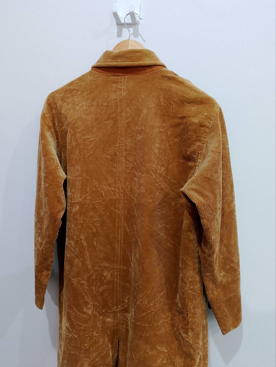 JUN MEN JUN ELEGANCE by Jun Men Caramel Corduroy Long Coat Jacket Size US S / EU 44-46 / 1 - 3 Thumbnail