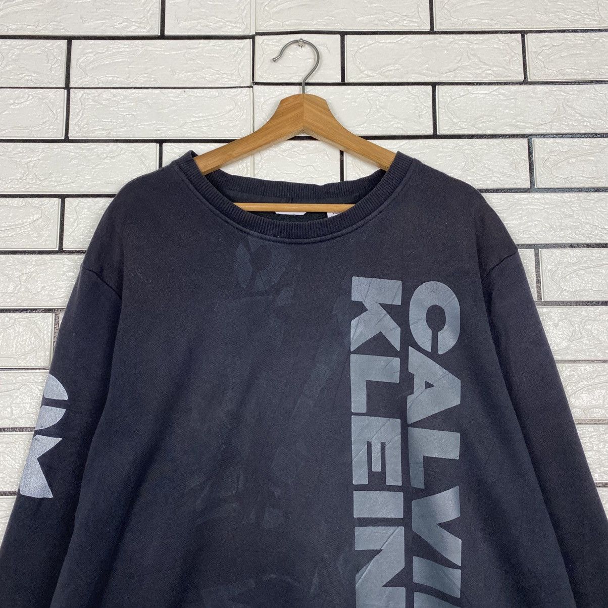 Japanese Brand Vintage Sweatshirt Calvin Klein Big Logo Size US XXL / EU 58 / 5 - 4 Thumbnail