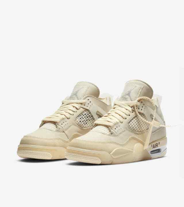 Jordan Brand × Off-White Off-White Air Jordan 4 Retro SP "Sail" Size US 13 / EU 46 - 1 Thumbnail