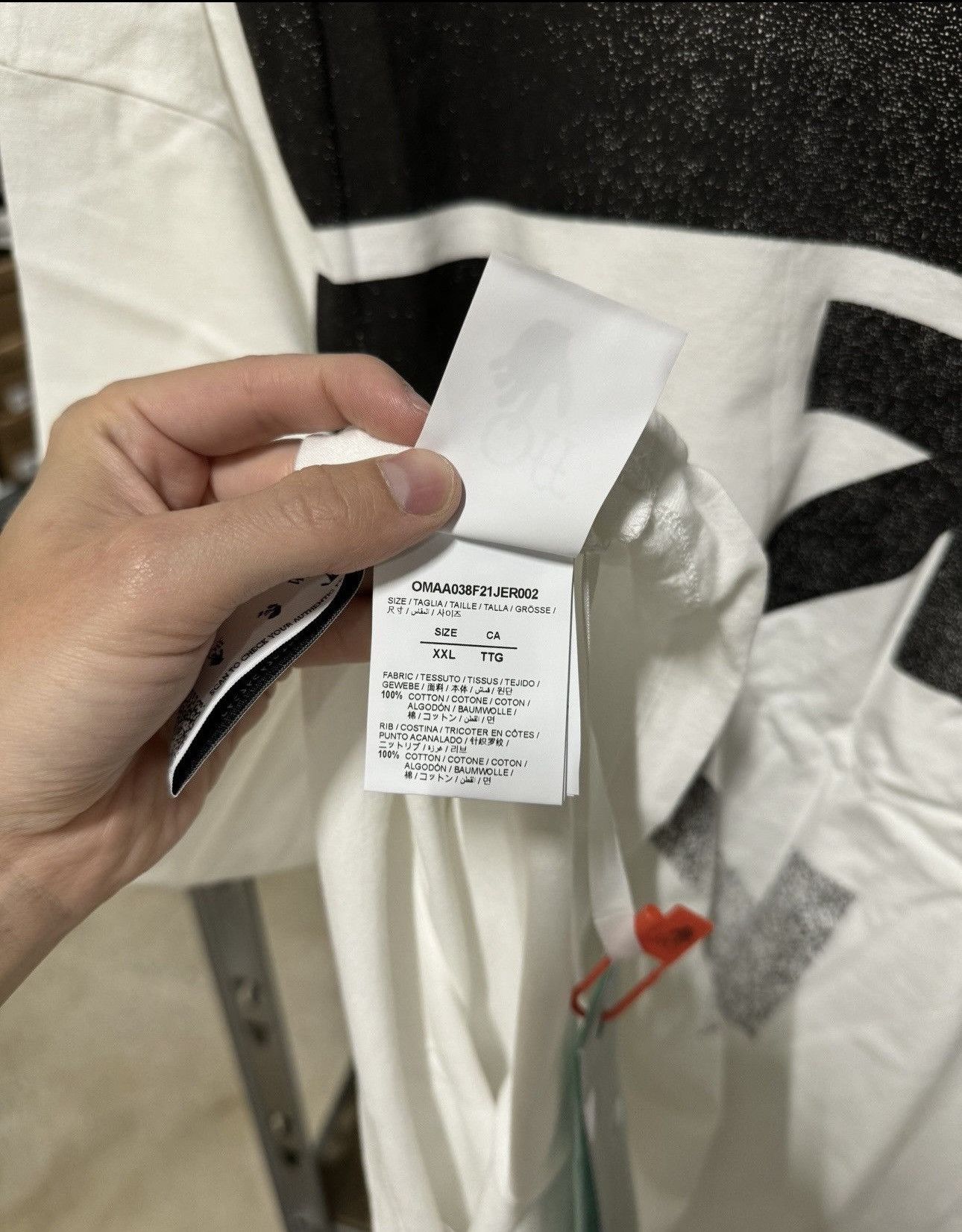 Off-White Off-White Degrade Arrow T-Shirt NEW 500$ Size US XXL / EU 58 / 5 - 7 Thumbnail