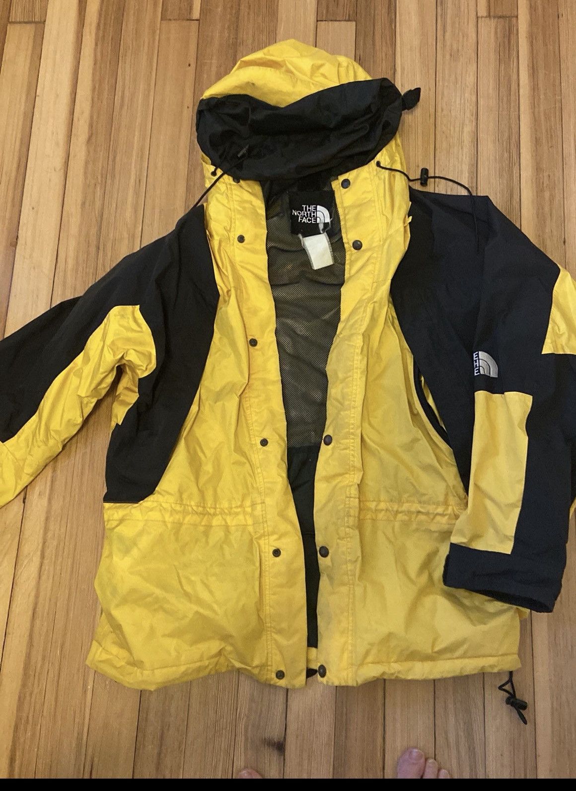 The North Face Mens Vintage Yellow 90s North Face Shell Jacket Coat Size US XS / EU 42 / 0 - 1 Thumbnail