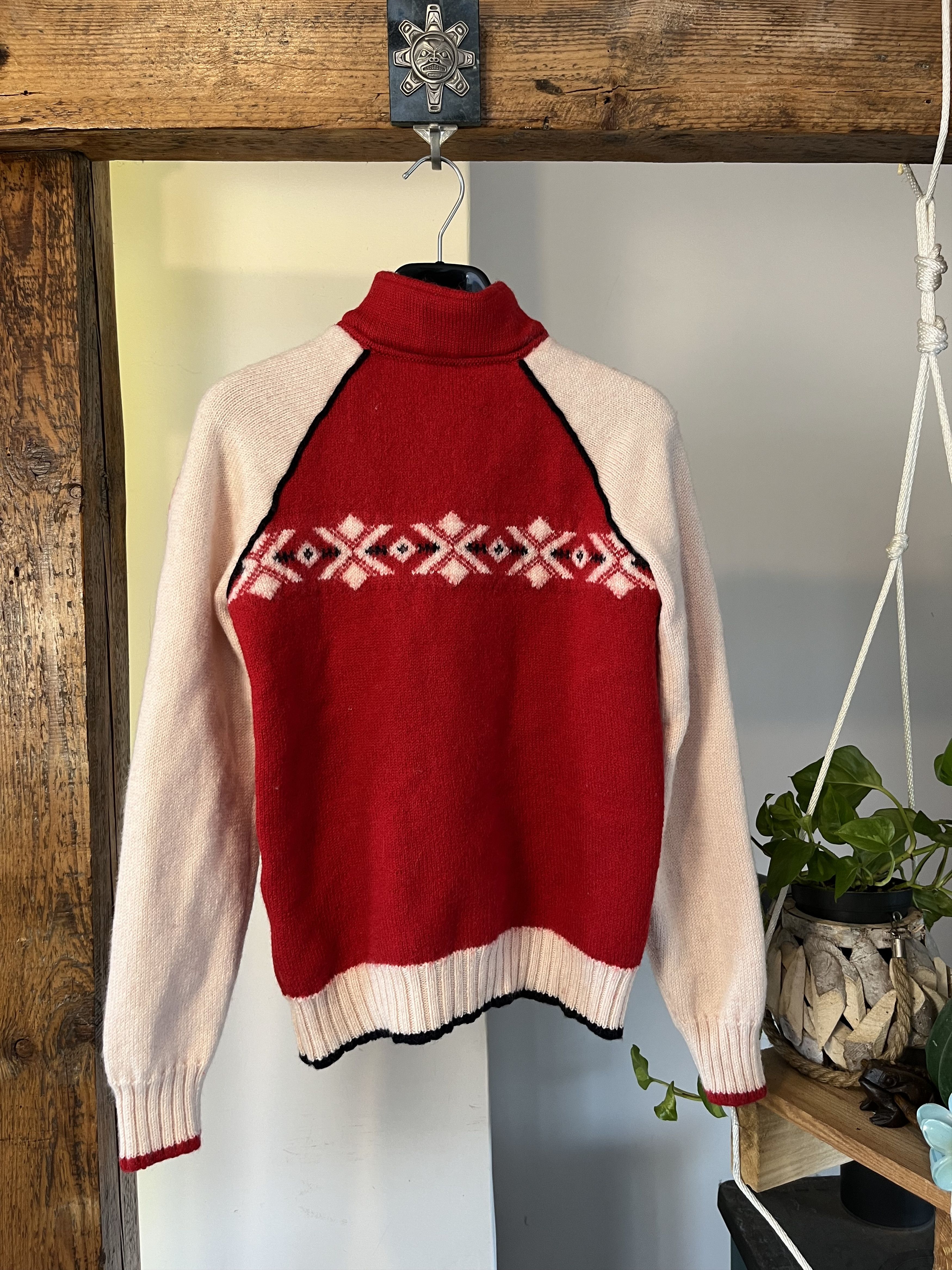 Dale Of Norway × Vintage Dale of Norway Norwegian Scandinavian Olympic Wool Zip Knit Size M / US 6-8 / IT 42-44 - 2 Thumbnail