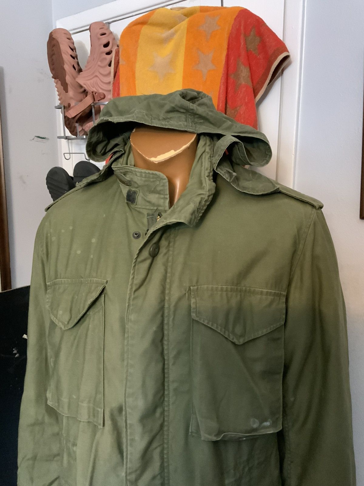 Vintage 70s Winfield M65 US Military Vietnam War Era Field Jacket Size US M / EU 48-50 / 2 - 20 Thumbnail