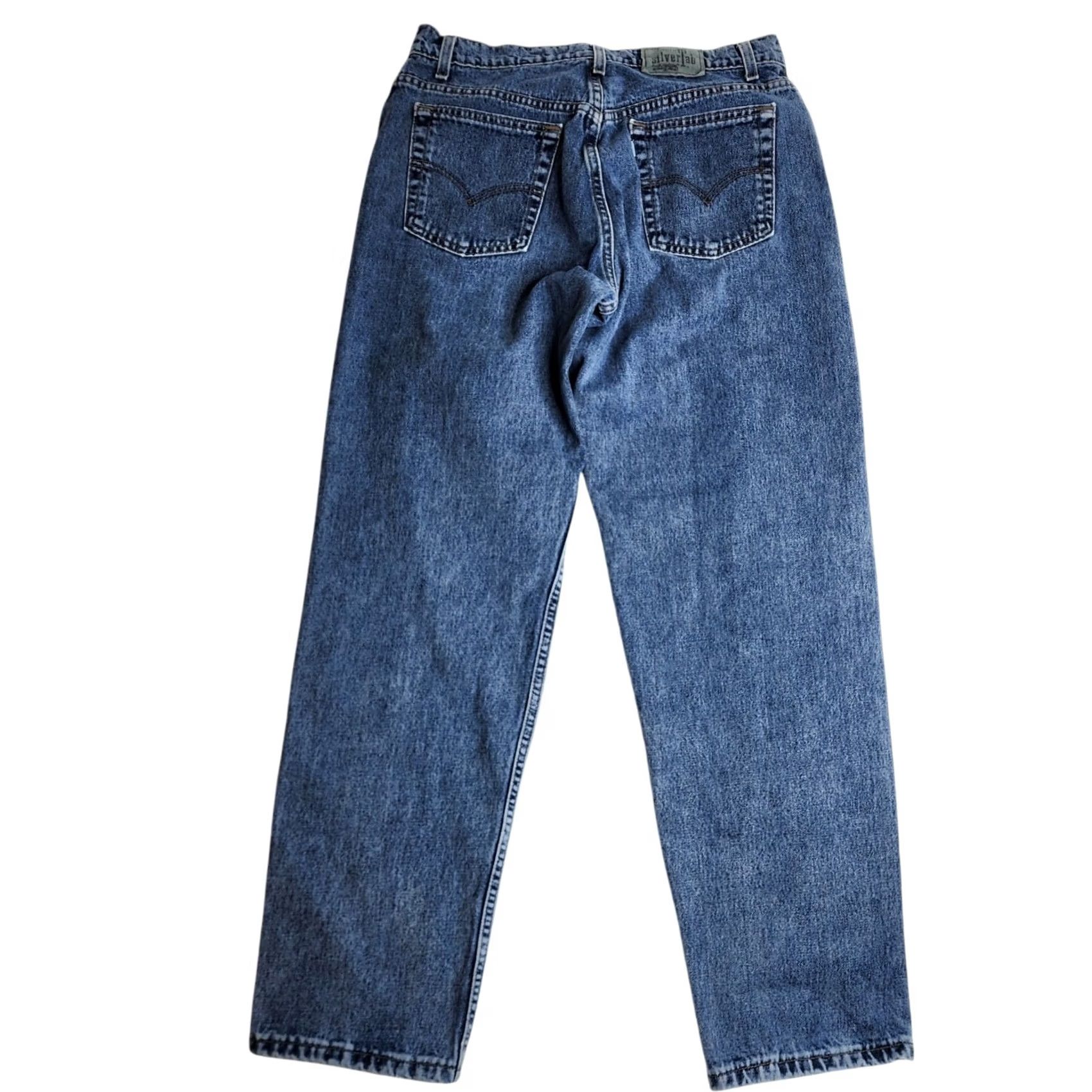 Levi's VINTAGE Levi's Silvertab Loose Denim Jeans High Rise Women's Size 14 Blue 32in WIST 31in Inseam Mens Womens Girls Size 36" / US 14 / IT 50 - 2 Thumbnail