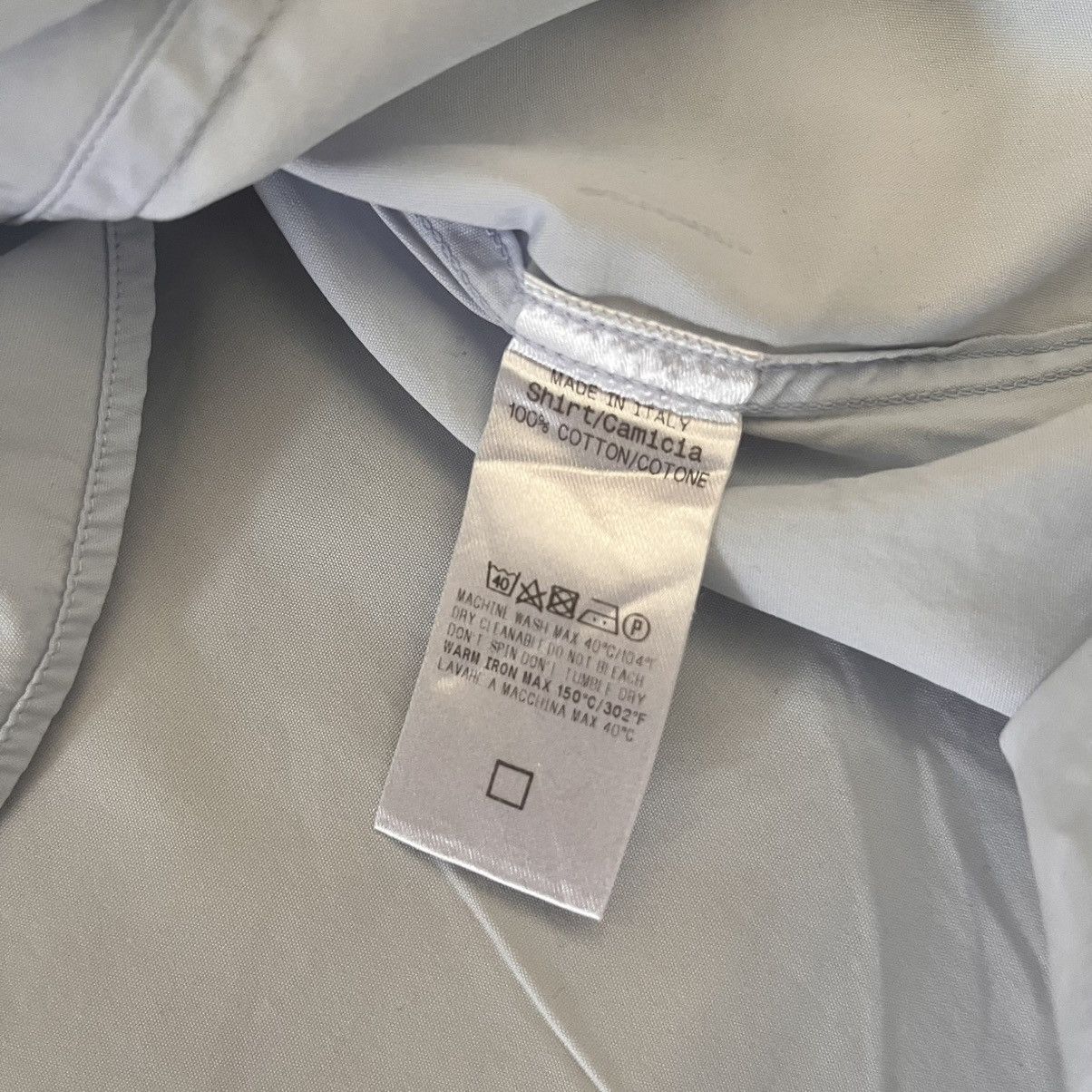 Gucci Gucci Pale Blue Dress Shirt Size US L / EU 52-54 / 3 - 7 Thumbnail