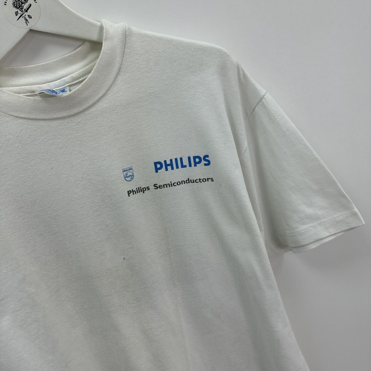 Microsoft Vintage 90s Philips Phone Promo tee Wireless rare y2k hype Size US L / EU 52-54 / 3 - 7 Thumbnail