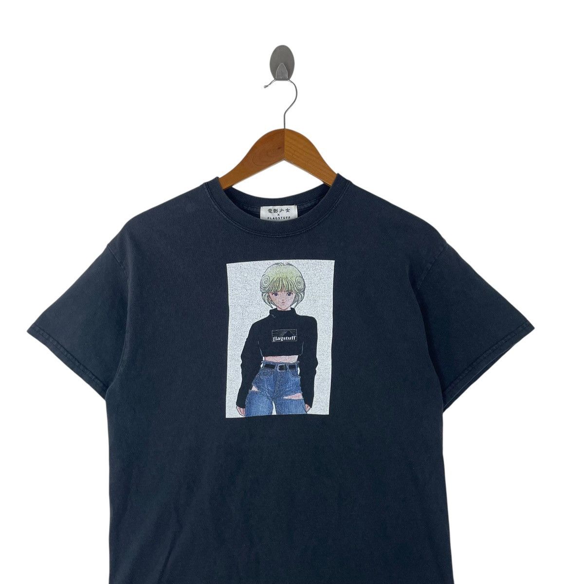 Japanese Brand Movie Girl X Flag Stuff Dennou Shoujo Japanese Tee Shirt Size US S / EU 44-46 / 1 - 2 Thumbnail