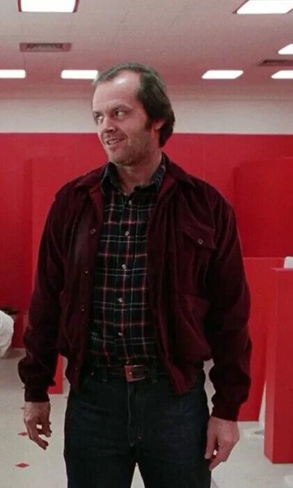 Vintage Vintage 1970s The Shining Sears Corduroy Zip Jacket Maroon Size US L / EU 52-54 / 3 - 2 Thumbnail
