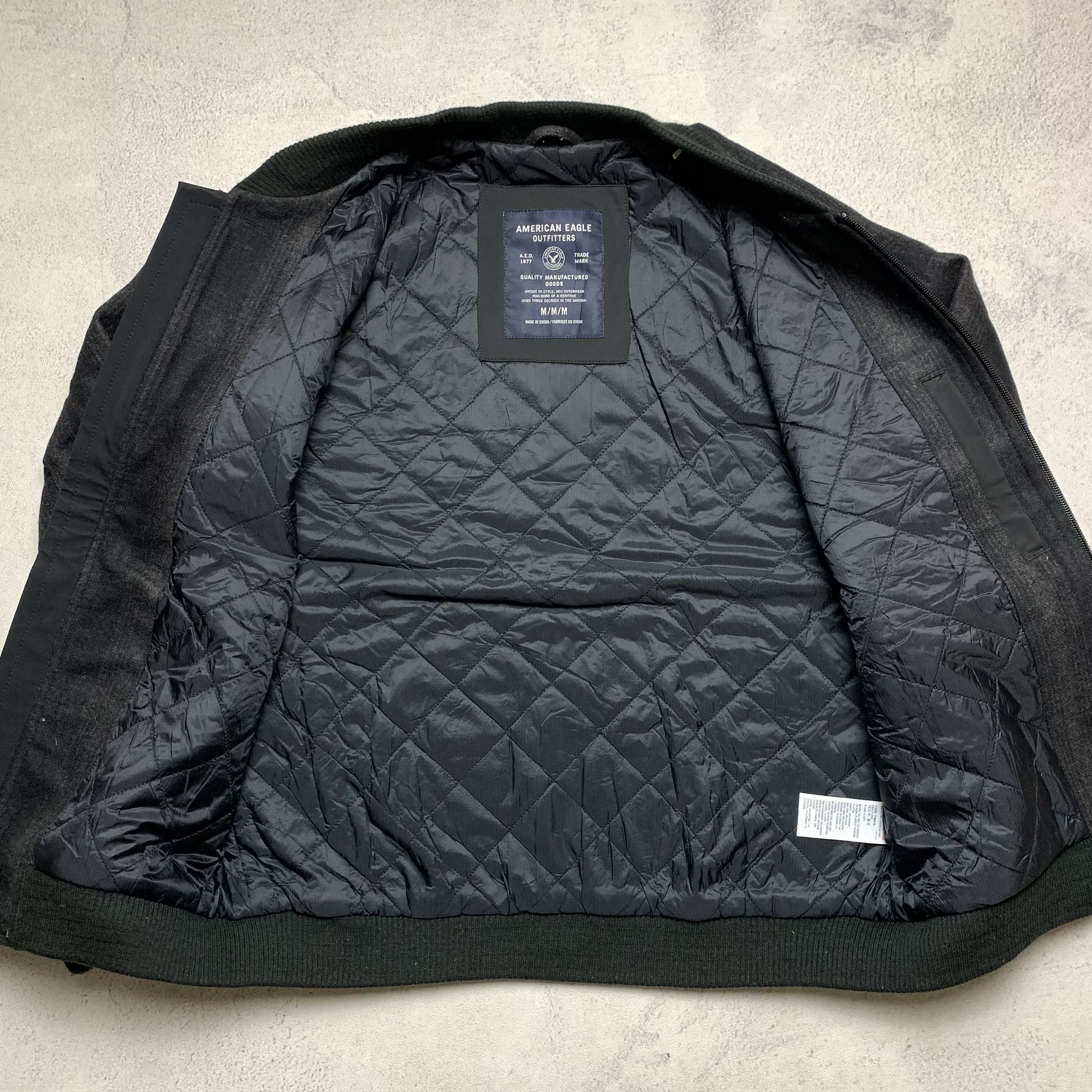 American Eagle Outfitters American Eagle Veterano Wool Bomber Jacket Size US M / EU 48-50 / 2 - 5 Thumbnail
