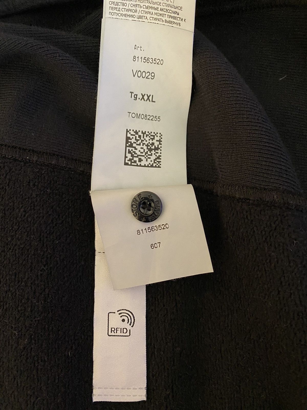 Stone Island Stone Island Logo Patch Zip-Up Hoodie Black XXL Size US XXL / EU 58 / 5 - 17 Thumbnail