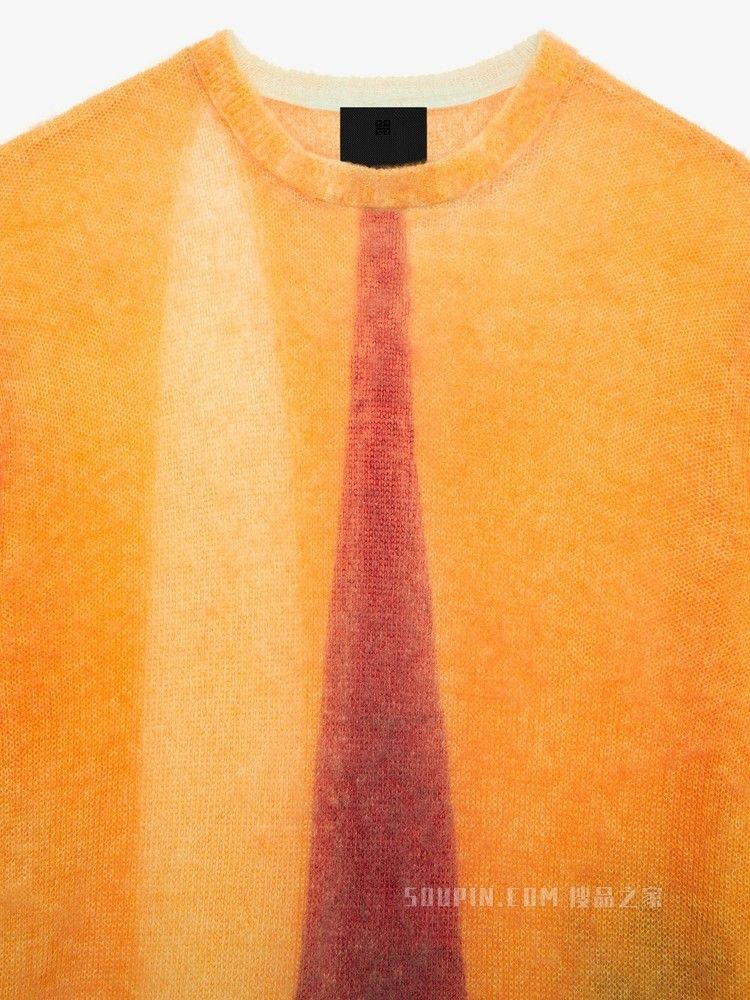 Givenchy o1y0925 Crewneck Sweater in Orange Size XS / US 0-2 / IT 36-38 - 2 Thumbnail