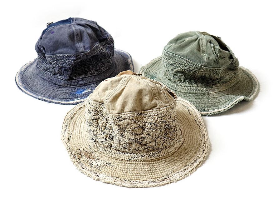Kapital Kapital kountry chino old man and the sea crash remake hat Size ONE SIZE - 6 Thumbnail